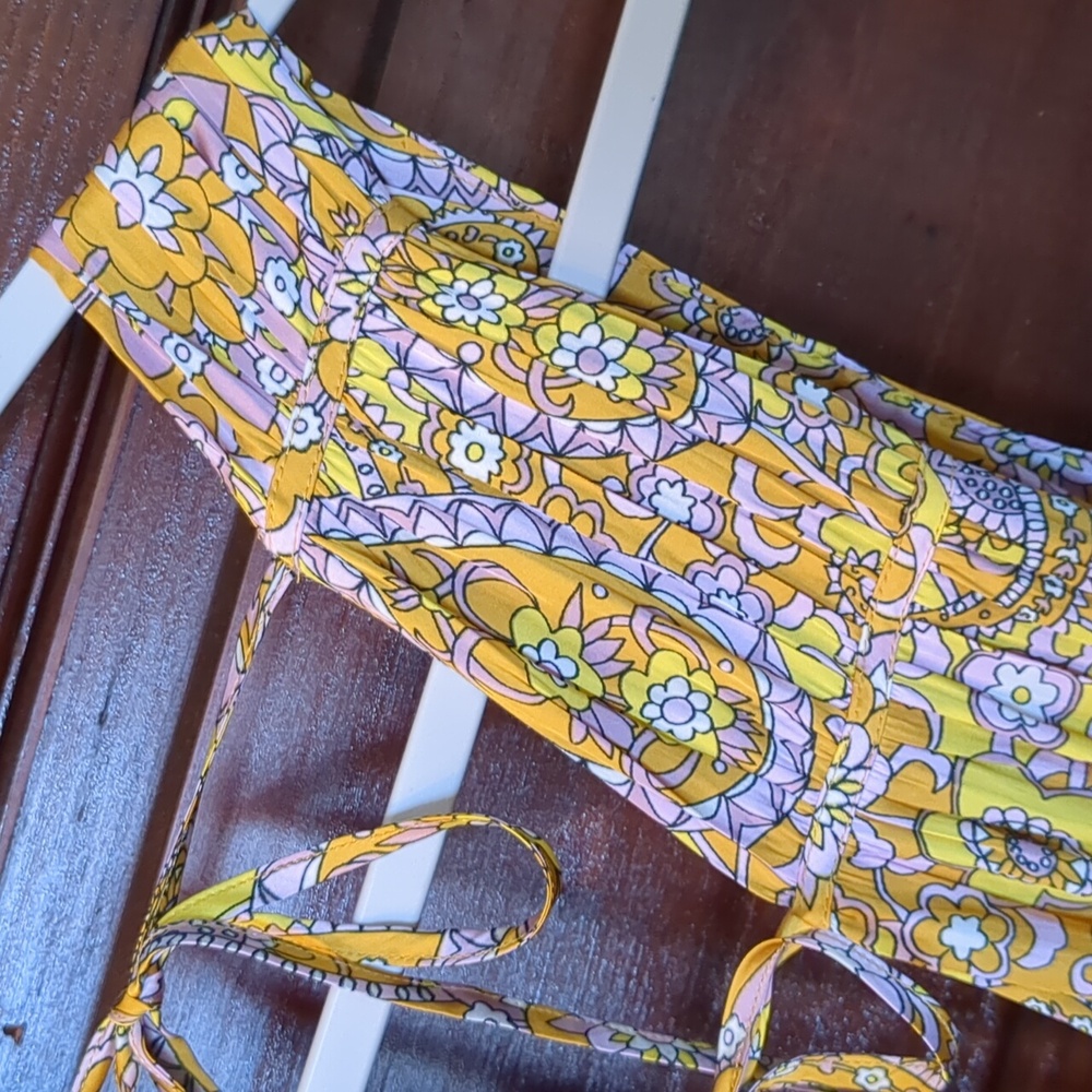 J. Crew Yellow Floral Maxi Dress - Picture 13 of 16